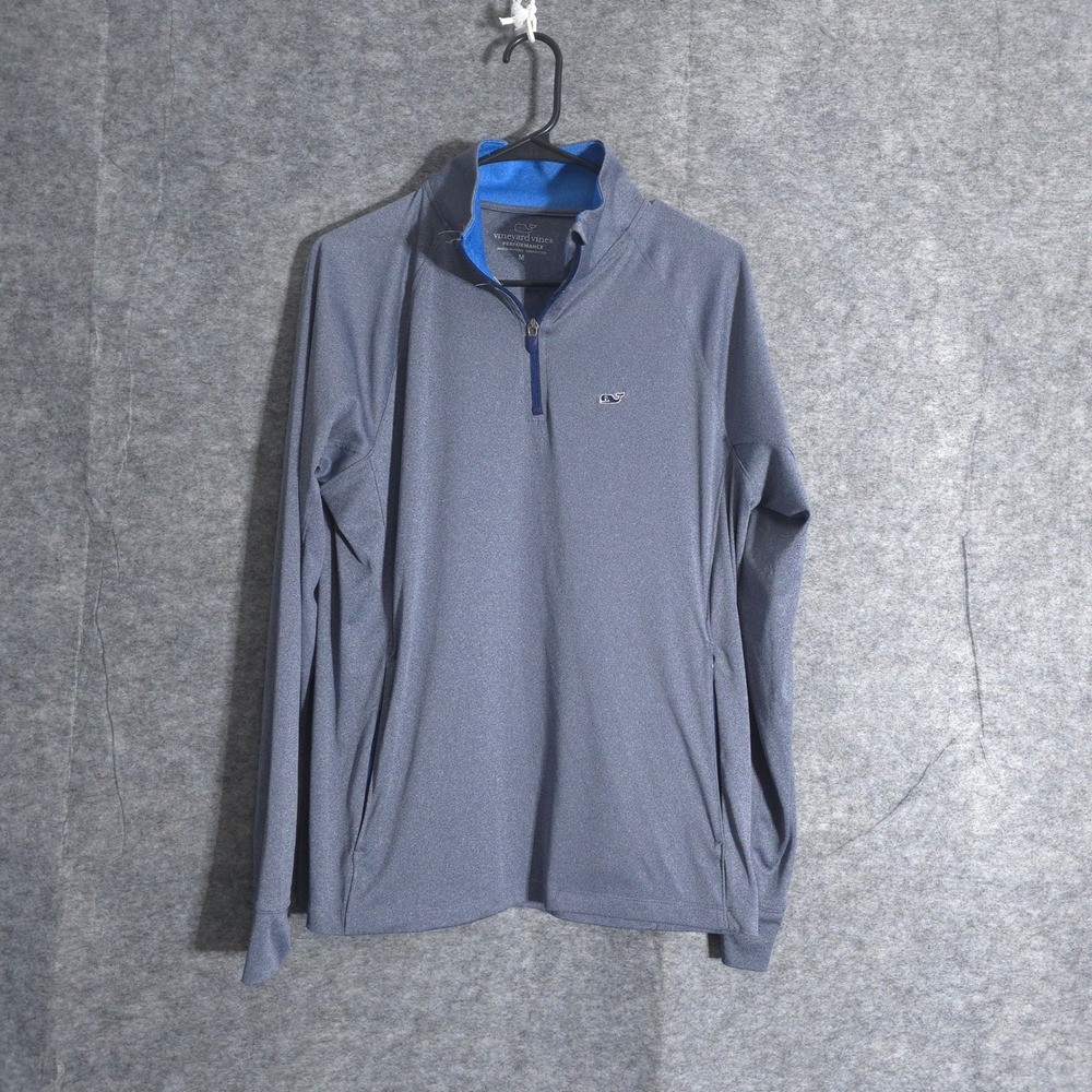 Vineyard Vines Performance ¼-Zip Pullover Women's M Blue Athletic Casual Outdoor